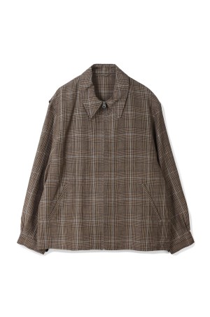 Fly Blouson / BROWN PLAID (KS26SJK05)
