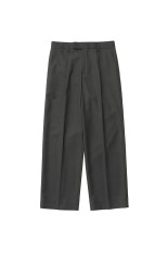 Legacy Wool Trouser / HEATHER CHARCOAL (AOEFPT013)