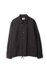 Tropical-Wool Coach Jacket / DARK BROWN (AOFSSH003)