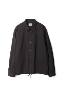 Tropical-Wool Coach Jacket / DARK BROWN (AOFSSH003)