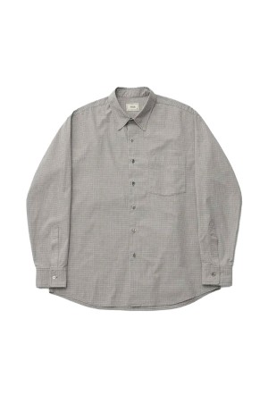 Ordinary Check Shirt - MID GRAY (AOFSSH004)