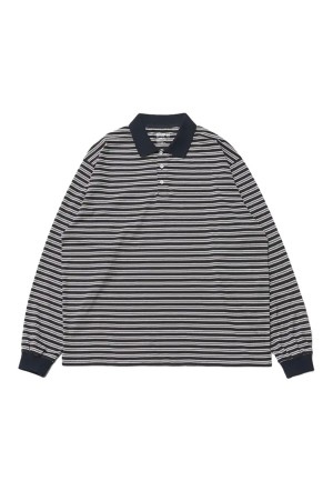Brief Stripe Rugby TEE - NAVY (AOFSTS013)