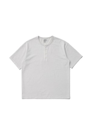 French Henry Neck Garment Tee / DOVE GRAY (AOFSTS001)