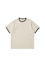 Homeboy Garment Ringer Tee / LIGHT SAND (AOFSTS002)