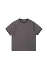 Homeboy Garment Ringer Tee / CHARCOAL BROWN (AOFSTS002)