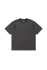 Ordinary Multi Stripe Pocket TEE / FADED BLACK (AOFSTS016)