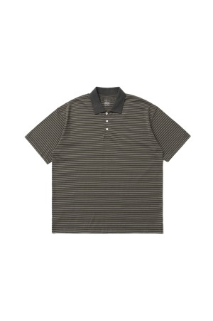 Brief Stripe Short Sleeve TEE / CHARCOAL (AOFSTS017)