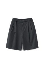 Hemingway Stripe Bermuda Pants / HEATHER CHARCOAL (AOGSPT013)