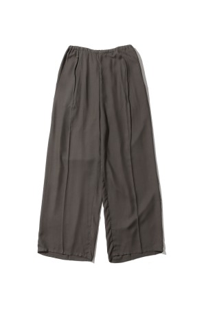 Modal Front Flat 1pleated Easy Trousers - CHARCOAL (YK26SS01216P)