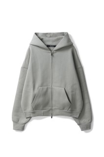 V2 ZIPPED HOODIE - SMOKE (SVT026)