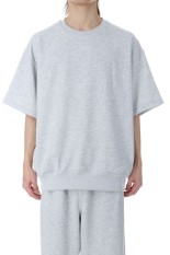 TECH SWEAT CREW S/S - HEATHER GRAY (BE-51026)