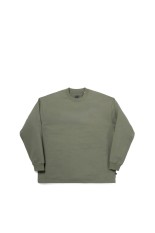 TECH DRAWSTRING L/S TEE - SAGE (BE-34026)