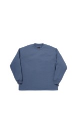 TECH DRAWSTRING L/S TEE - SMOKE BLUE (BE-34026)