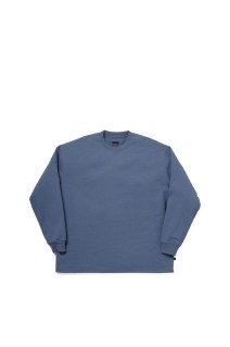 TECH DRAWSTRING L/S TEE - SMOKE BLUE (BE-34026)