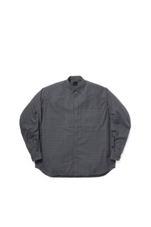 TECH BUTTON DOWN SHIRT L/S GREN PLAID - CHARCOAL (BE-80026)