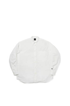 TECH REGULAR COLLAR SHIRT L/S SOLID - WHITE (BE-81026)