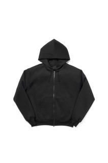 TECH SCUBA KNIT FULLZIP PARKA - BLACK (BE-41026)