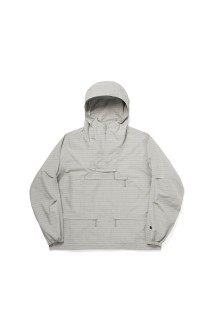 TECH ANORAK JACKET SUMMER PLAID - LT.GRAY (BJ-70026)