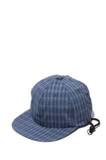 TECH 6PANEL CAP SUMMER PLAID - SMOKE BLUE (BC-70026)