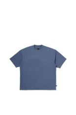 TECH DRAWSTRING S/S TEE - SMOKE BLUE (BE-35026)