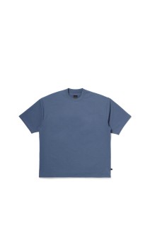 TECH DRAWSTRING S/S TEE - SMOKE BLUE (BE-35026)