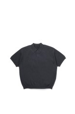 TECH KNIT POLO S/S - INK BLACK (BE-43026)