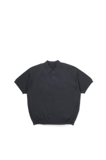 TECH KNIT POLO S/S - INK BLACK (BE-43026)
