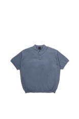 TECH KNIT POLO S/S - SMOKE BLUE (BE-43026)
