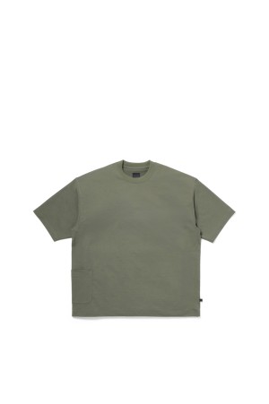 TECH SIDE POCKET S/S TEE - SAGE (BE-32026)