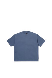 TECH SIDE POCKET S/S TEE - SMOKE BLUE (BE-32026)
