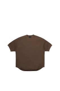 TECH THERMAL CREW S/S - BROWN GRAY (BE-33026)