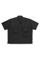 TECH MULTI TOOL POCKET SHIRT S/S SOLID - BLACK (BE-86026)