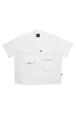 TECH MULTI TOOL POCKET SHIRT S/S SOLID - WHITE (BE-86026)