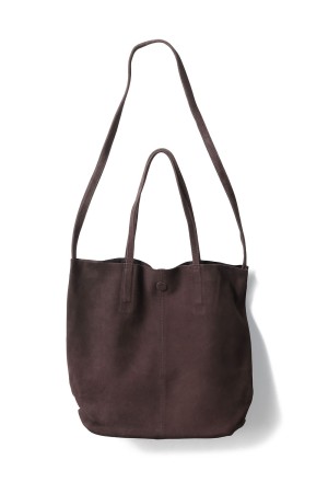 3WAY MEDIUM TOTE(SUEDE) - DARK CHOCO (ML-ODC-1)*