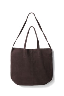 3WAY LARGE TOTE(SUEDE)  - DARK CHOCO (L-ODC-1)*