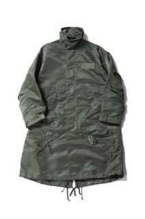 Nylon Twill 3D Embroidery Mods Coat- KHAKI (MM26SS-CO053)