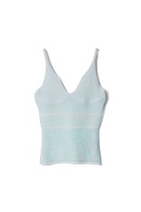 Floral Jacquard Knit Camisole Top- LIGHT GREEN (MM26SS-KN083)