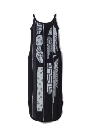 Multi-Pattern Knit Dress  - BLACK (MM26SS-KN095)