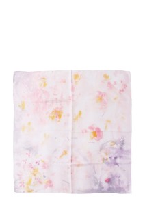 Hand Printed Silk Scarf - PINK (MM26SS-AC314)