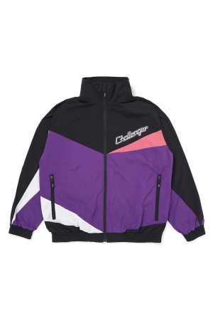 NYLON WARM JACKET / PURPLE - BLACK (CLG-JK 026-004)