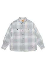 L/S SHADOW CHECK SHIRT / GRAY (CLG-SH 026-002)