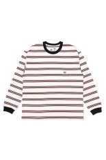 L/S AUTHENTIC BORDER TEE / WHITE (CLG-CS 026-004)