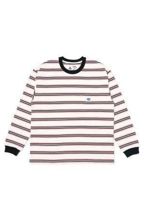 L/S AUTHENTIC BORDER TEE / WHITE (CLG-CS 026-004)