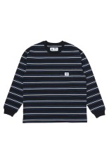 L/S AUTHENTIC BORDER TEE / BLACK (CLG-CS 026-004)