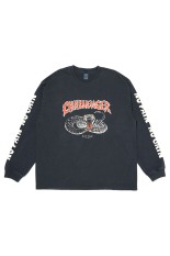 L/S PIGMENT SNAKE TEE / PEPPER BLACK (CLG-TS 026-014)