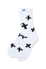 CROSS SOCKS / WHITE (CLG-AC 026-009)