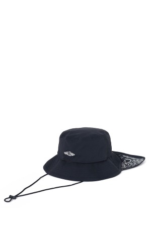 BANDANA BEACH HAT / BLACK (CLG-AC 026-017)