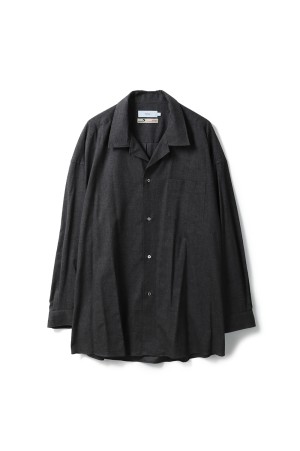 SIDOGRAS Cotton Herringbone Flannel Sleeping Shirt - GRAY (GM254-50044)