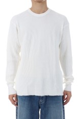 THERMAL KING WAFFLE CREW NECK L/S - OFF (#52017)