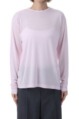 MODAL SILK JERSEY CREW NECK - PINK(012) (KKAGLM0011)